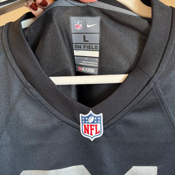 Nike NFL On Field Las Vegas Raiders Jersey #21 Coors Light Black Size L NWOT - Picture 3 of 5